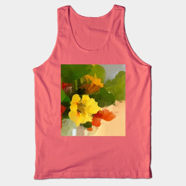 Nasturtium Tank Top by Flowers and Stuff